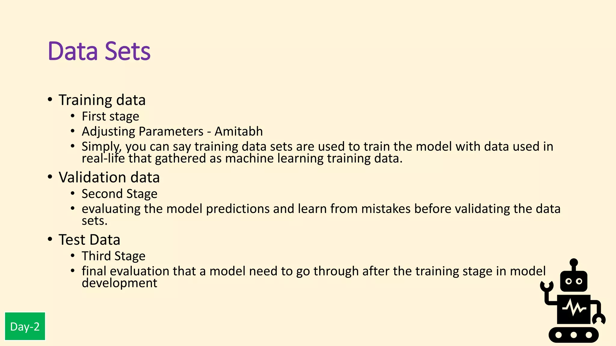 Types of data in Machine Learning day 2 | PDF