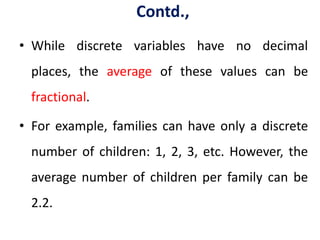 Discrete Number Examples Types of Data-Introduction.pptx