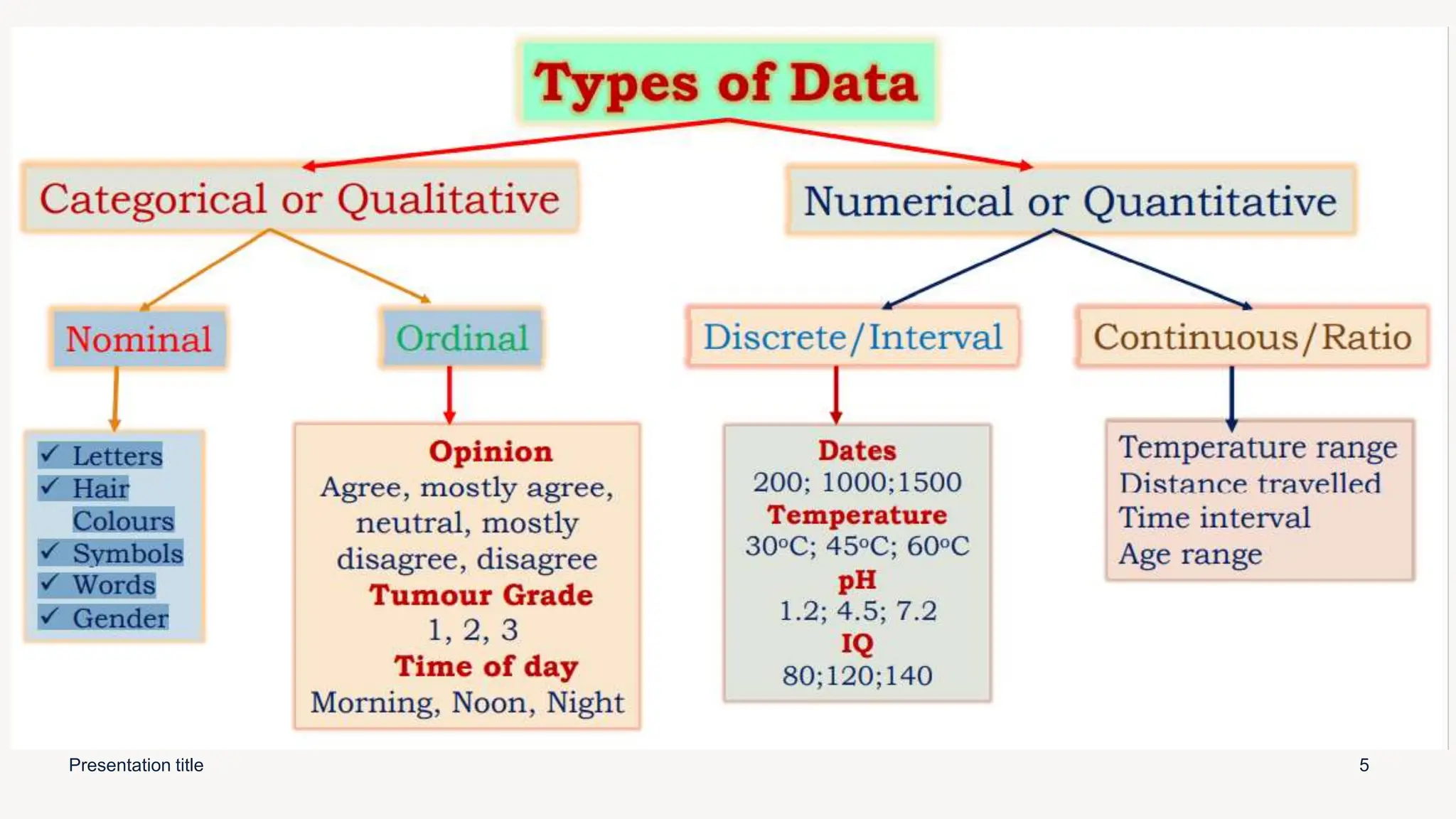 types of Data and levels of Measurement.pptx | Science