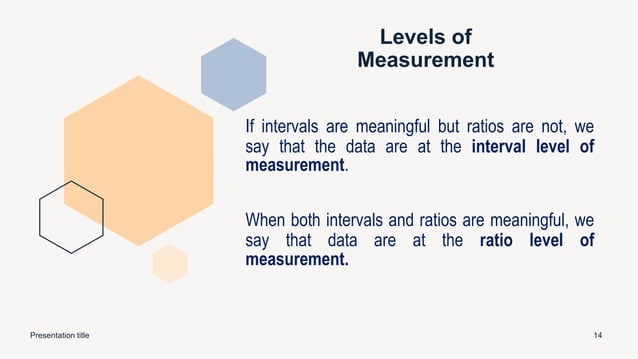 types of Data and levels of Measurement.pptx | Science