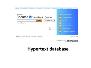 Types of databases | PPTX
