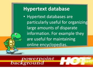 Types of databases | PPTX
