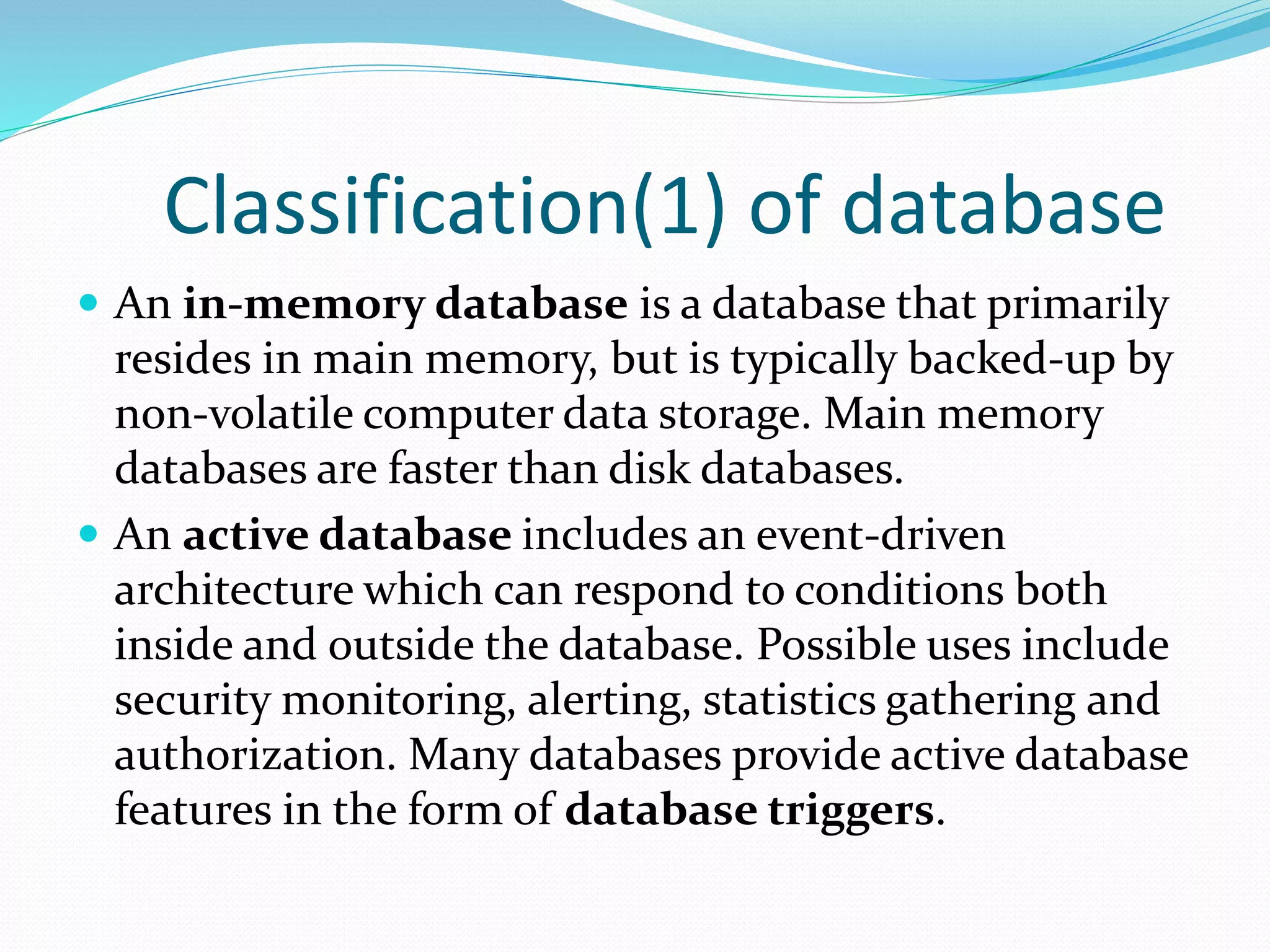 Types of Databases.pptx | Databases | Computer Software and Applications