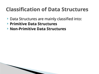 Types of Data Structures.pptx Data structures are used to organize and ...