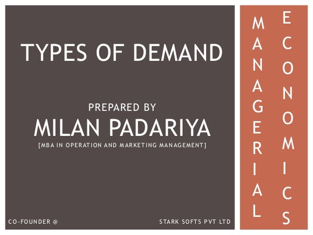 Types Of Demand