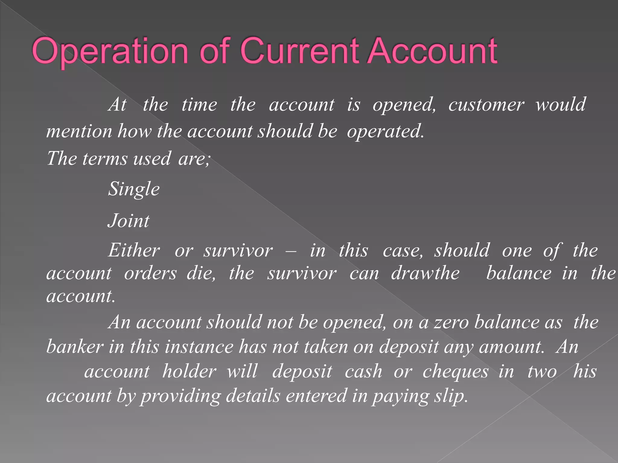 Types of deposits | PPTX | Credit Cards | Personal Debt