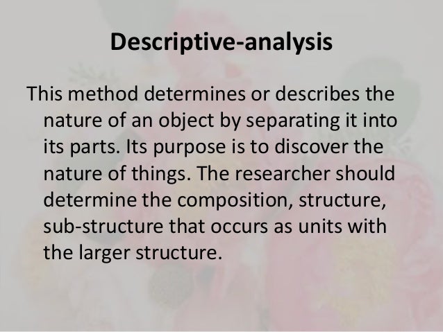Types of descriptive research