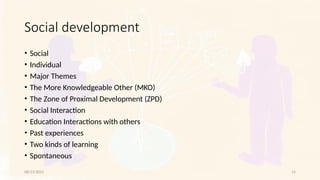 types of development like social, emotional, cognitive, moral ...