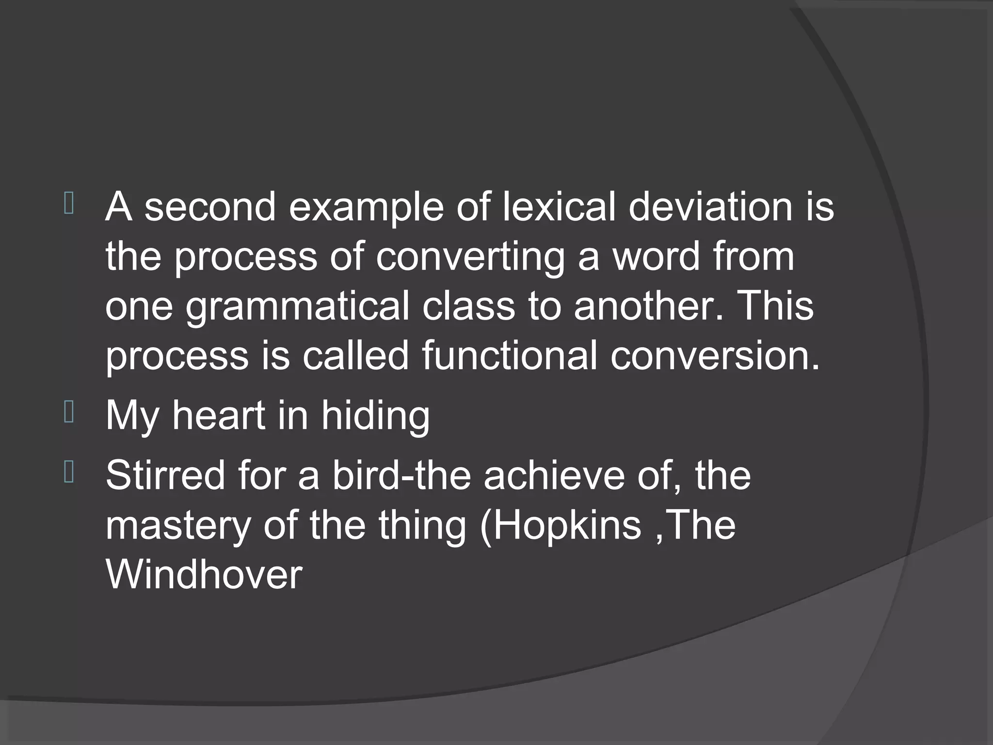 Types of deviation | PPT