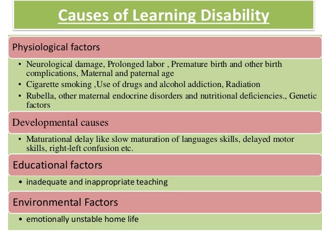 what are the four categories of disability