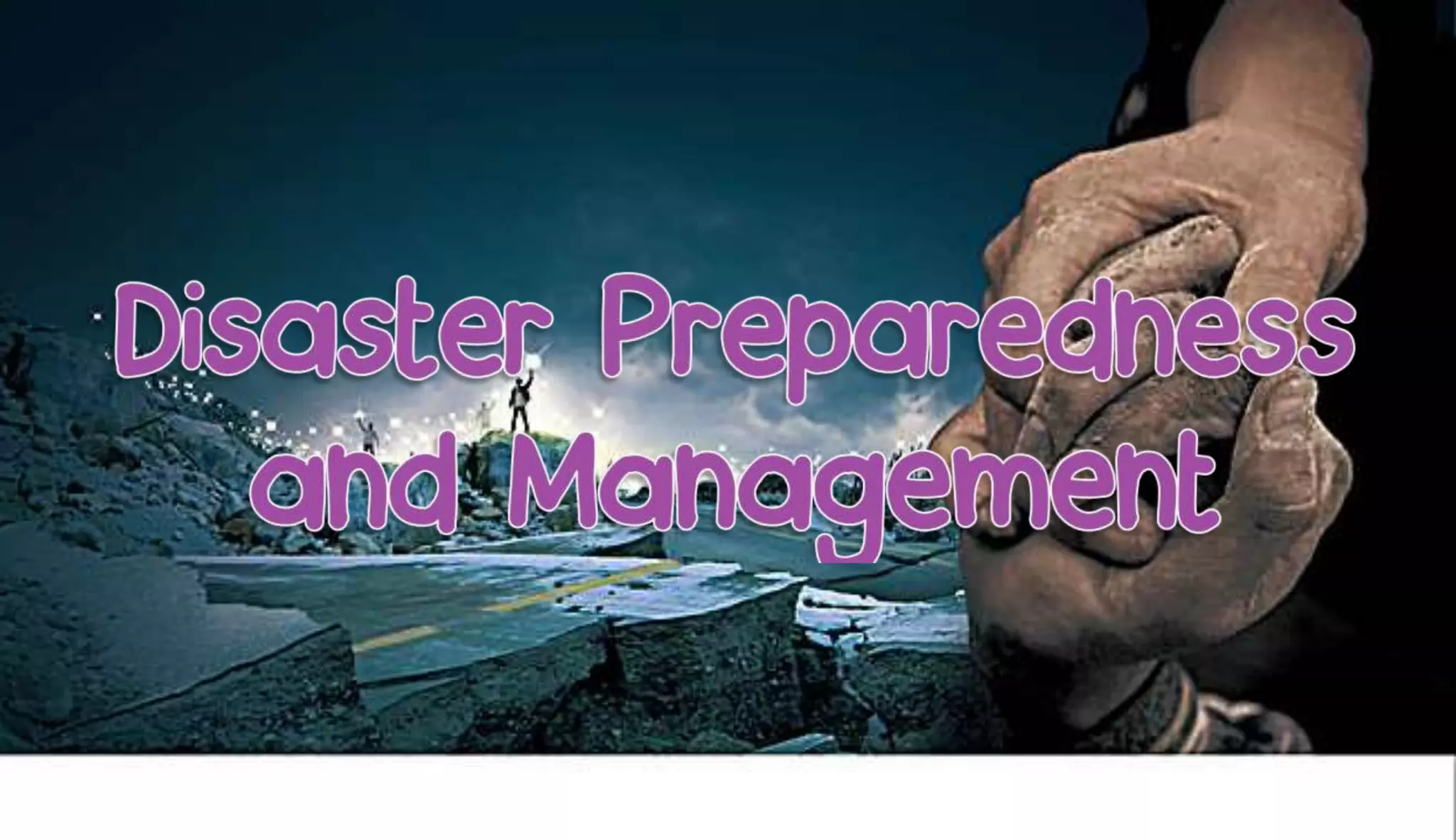 Types of disaster PPT