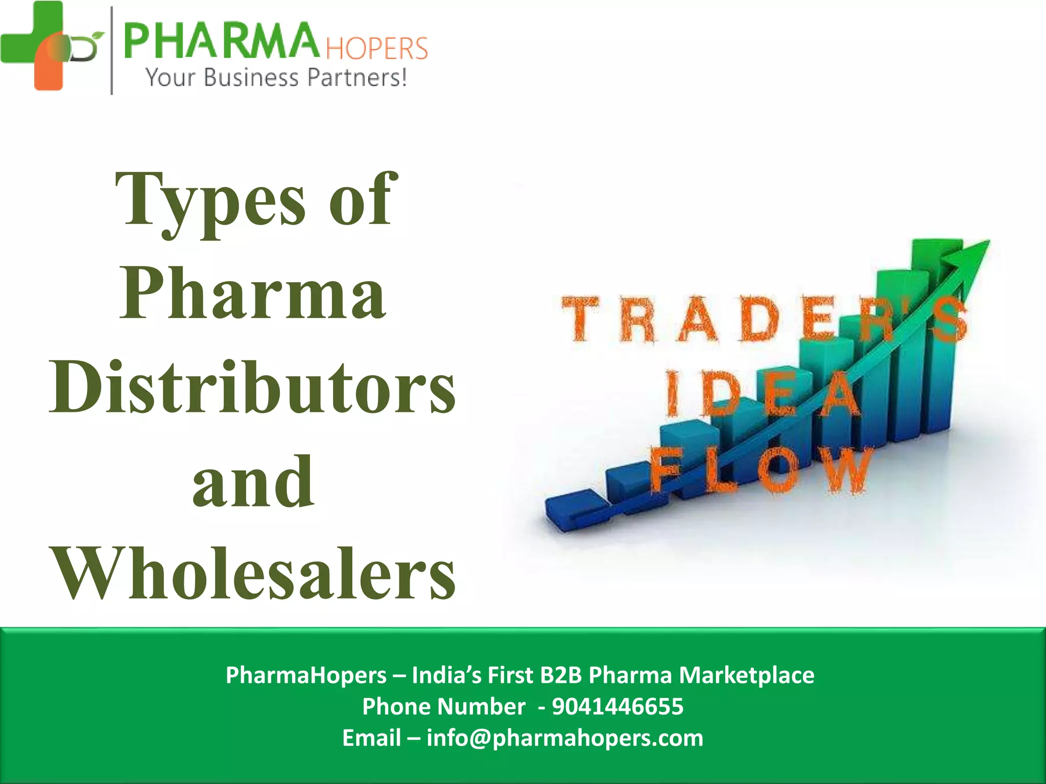 Types Of Distributor And Wholesaler In Pharma Sector | PPTX