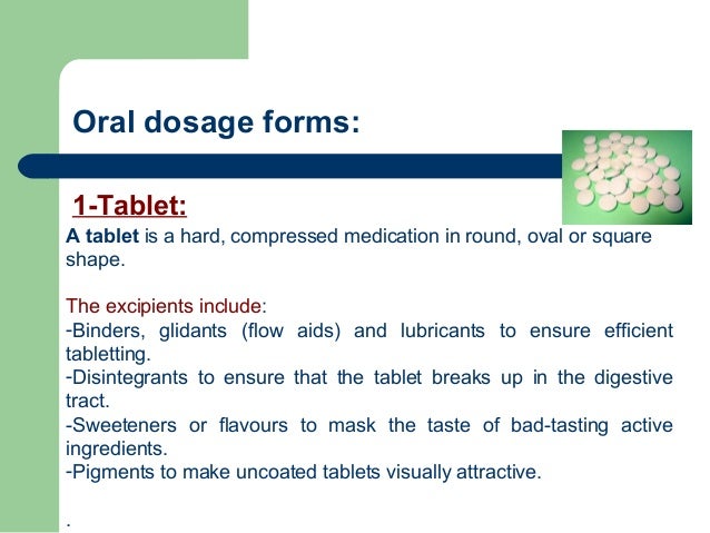 Types of dosage forms lecture2,2