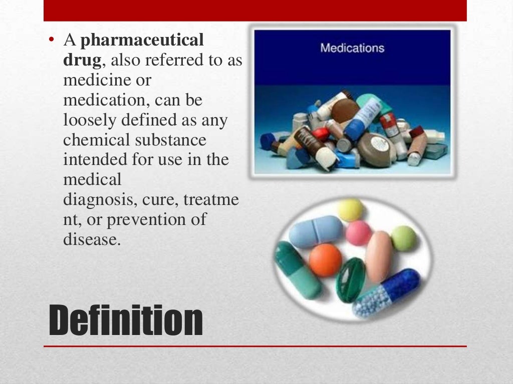 types of drugs presentation