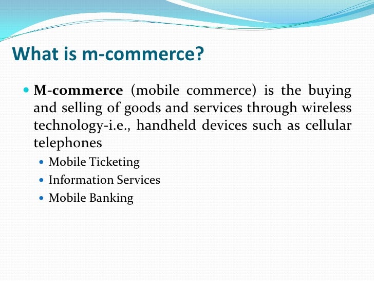 Types Of E Commerce