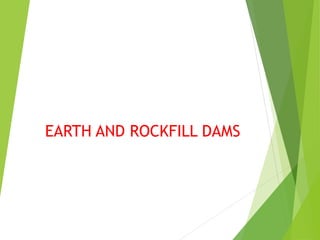 EARTH AND ROCKFILL DAMS
 