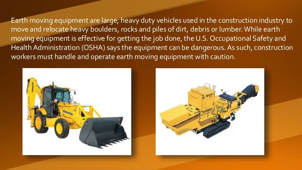 Types of Earth Moving Equipment