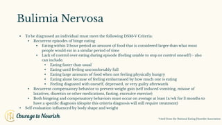 Types of eating disorders and treatment options | PDF