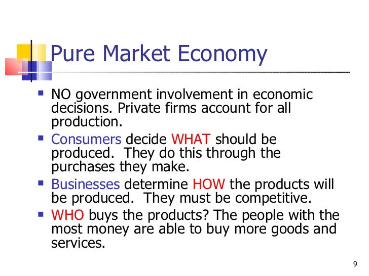types of economic systems