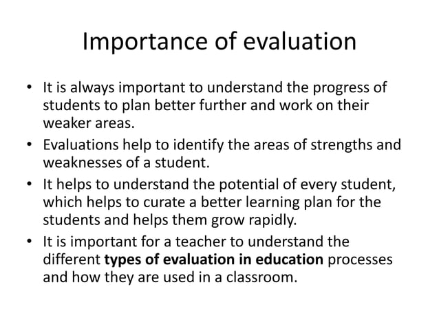 WHAT IS EVALUATION IN EDUCATION PDF NOTES visual data 8