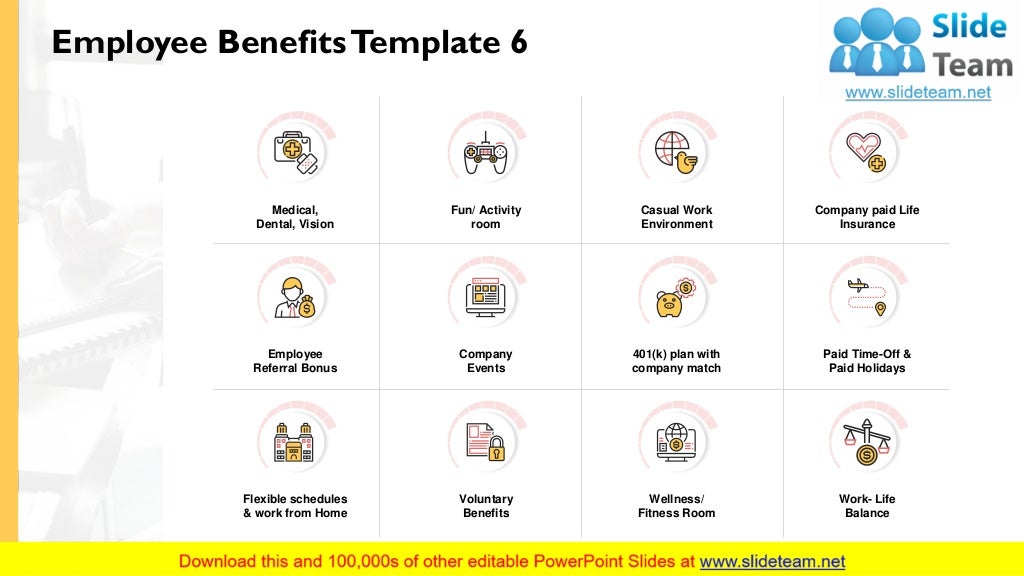 Types Of Employee Benefits And Perks PowerPoint Presentation Slides