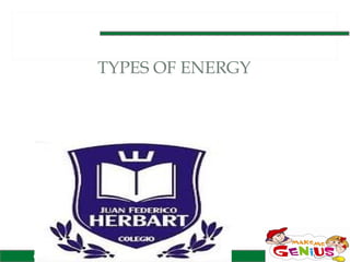 TYPES OF ENERGY




Copyright of www.makemegenius.com, for more videos ,visit us.
 