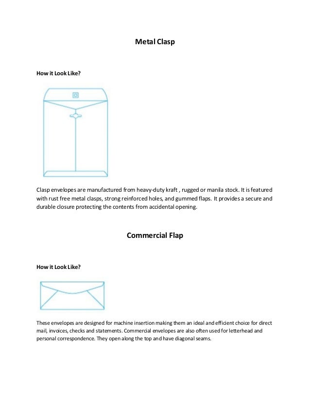 Types of Envelopes