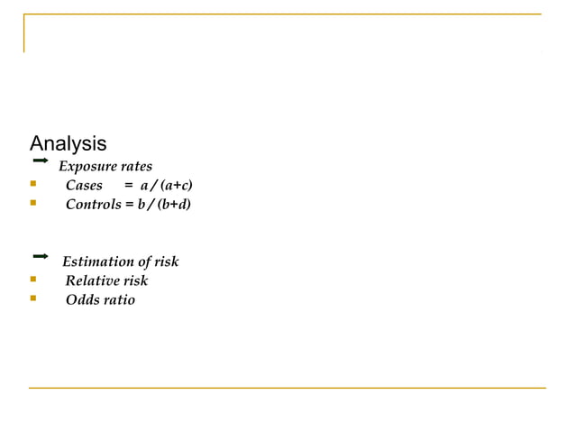 Types Of Epidemiological Designs