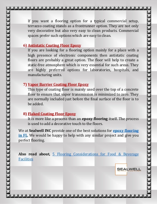 Types of Epoxy Floor Coatings and Their Applications.pdf