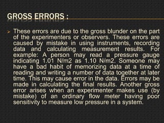 Error and its types | PPTX