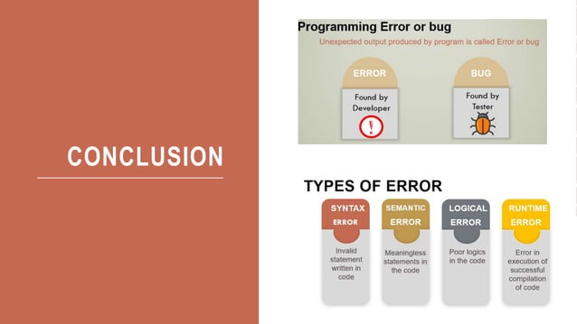 Types of Programming Errors | PPT