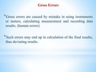 Types of errors | PPTX