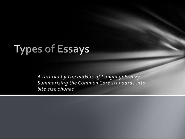 Thesis Statement In Essay The Types Of Essays Tutorial A Tutorial By The Makers Of Languagefrenzysummarizing The Common Core Standards Intobite Size Chunks Business Essays Samples also Health Promotion Essay The Types Of Essays Tutorial Essay Health Care