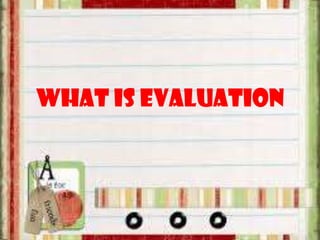 Types of evaluation | PPTX