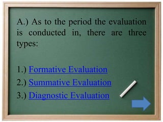 Types of Evaluation | PPTX