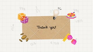 2
27
4
12
0.3425
4
12
4.7219
53%
12%
39%
7.802
Thank you!
 