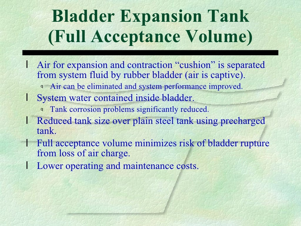 Types of Expansion Tanks