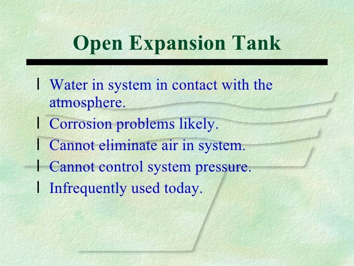 Types of Expansion Tanks