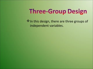 Types of experimental design | PPT