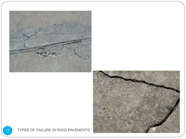 Types of failure in rigid pavements | PPTX