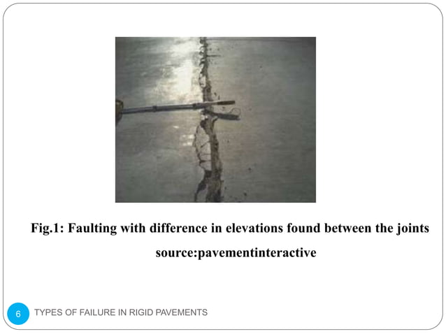 Types of failure in rigid pavements | PPTX