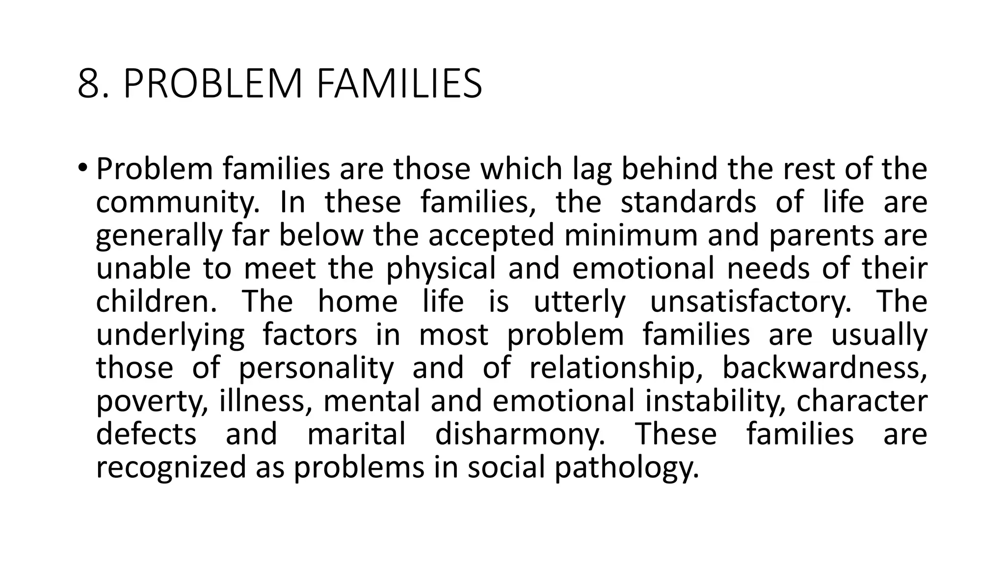 Types of families | PPTX