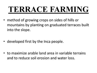 Types of farming ppt | PPTX