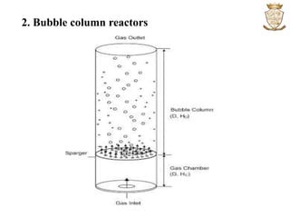 2. Bubble column reactors
 