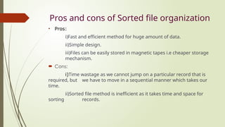 types of files in DBMS. 02 | PPTX