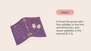 Types of Filipino Poetry (Awit, Korido, Haiku)) | PPTX