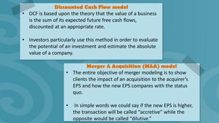 Types of Financial Model - Financial Modeling by EduCBA | PDF