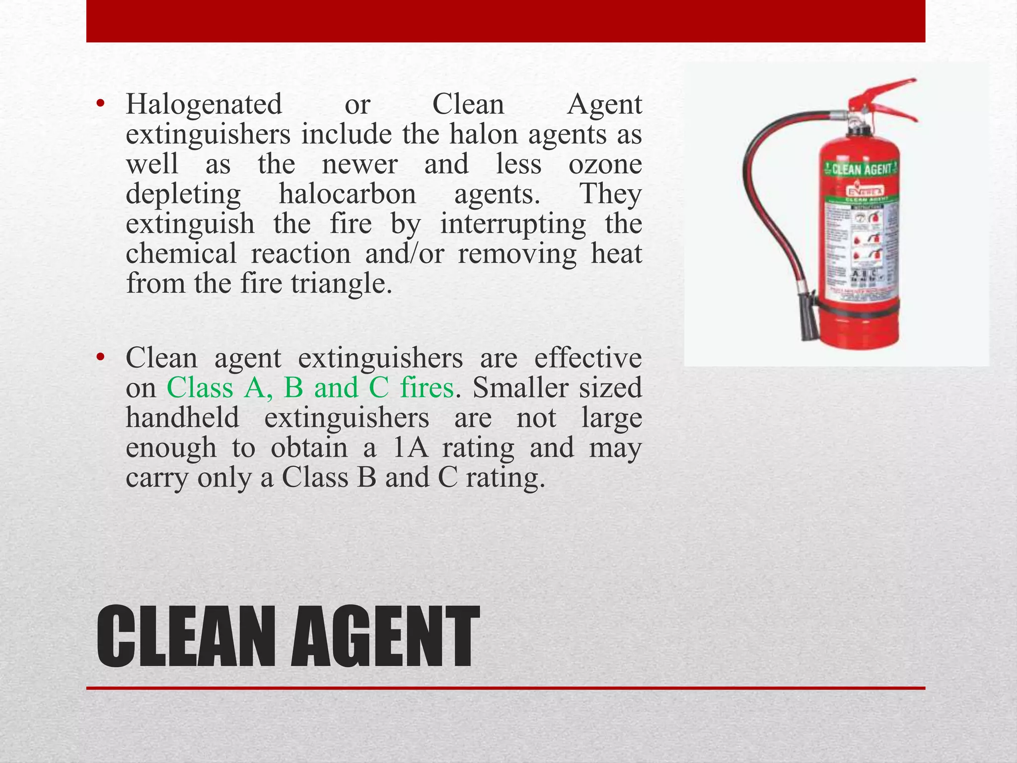Classes of fire and how to extinguish them | PPTX