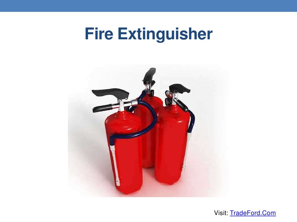 Types of Firefighting Equipment