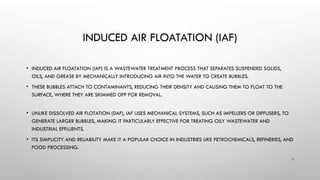 Types Of Floatation In Waste Water Treatment New Pptx